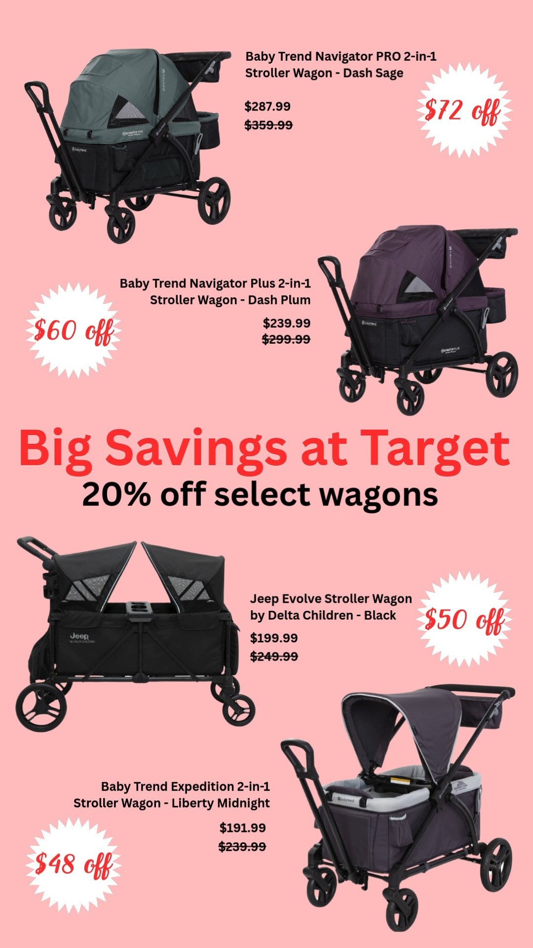 Get ready for fall picnics and walks around the pumpkin patch with these wagons on sale at Target right now for 20% off. All with great ratings!  

 #LTKSaleAlert #LTKTravel #LTKKids