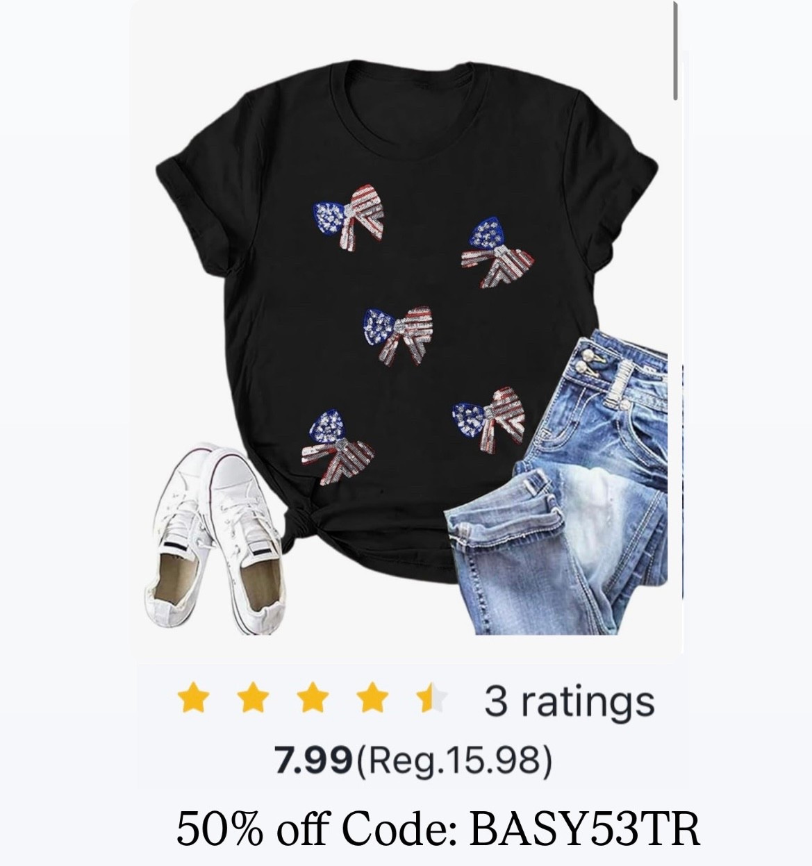 Code ends 6/20
Patriotic sequin tee
4th of July shirt 
Sequin bows


#LTKSummerEdit #LTKSaleAlert #LTKSeasonal