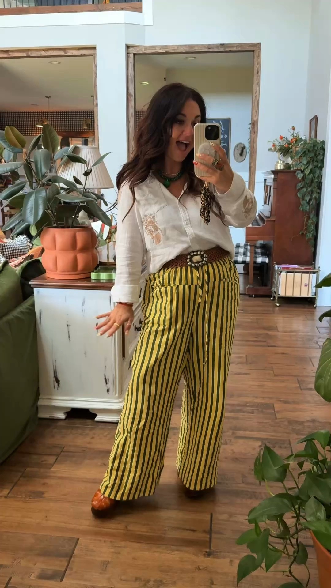 Sunday spring outfit!! Love this style of belt! Got it from round top! Also this shirt is $28 on sale!! Pants are cozy! Size up one for extra room waste date night workwear

#LTKvlog #LTKFestival #LTKootd