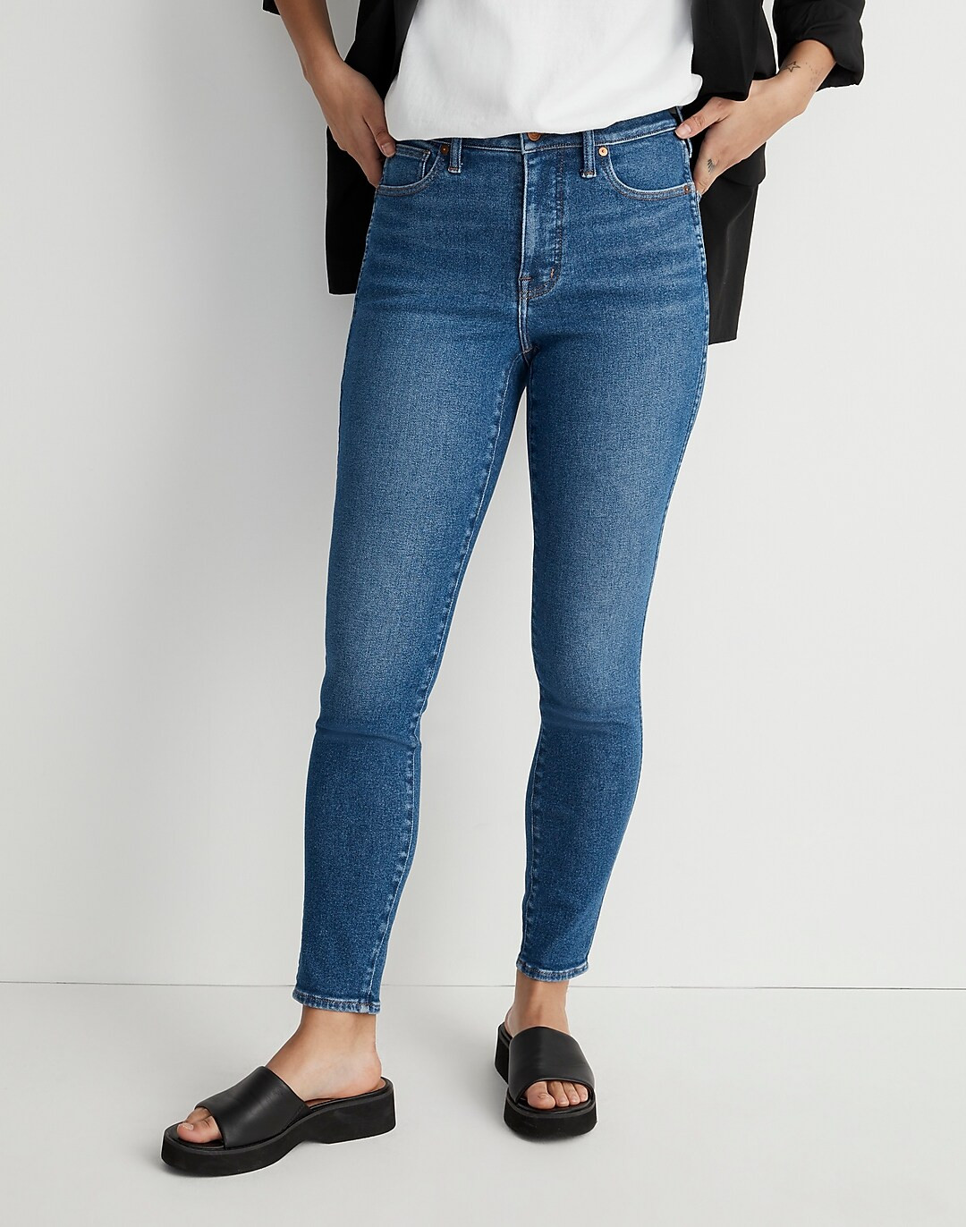 Curvy 10" High-Rise Skinny Jeans in Eardley Wash | Madewell