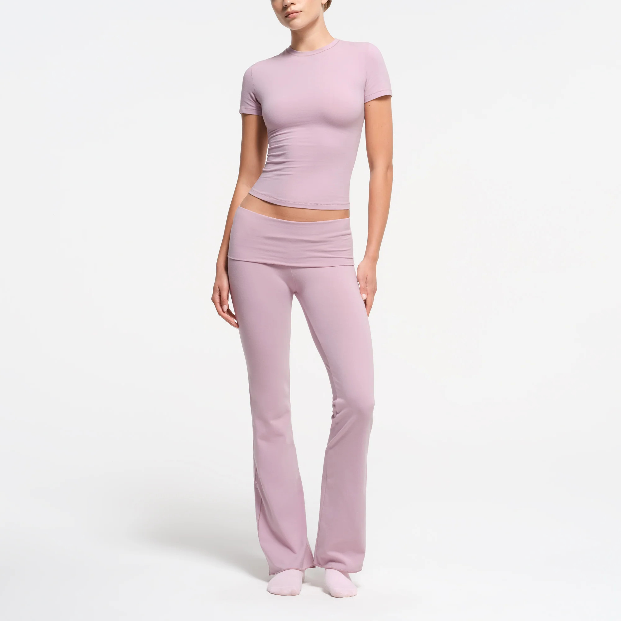 SKIMS T-Shirt | Pink | Medium | Cotton Jersey | SKIMS (US)