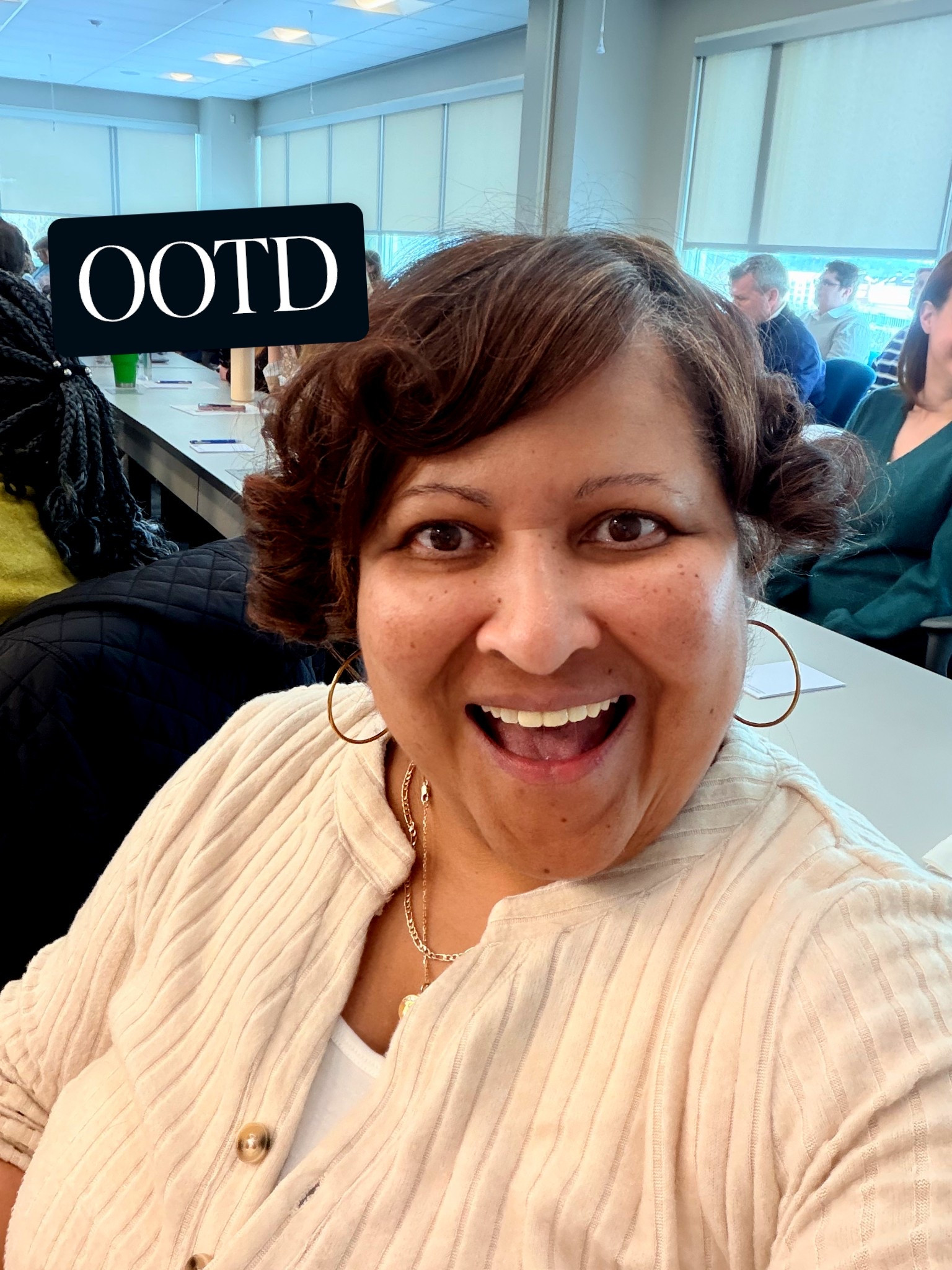 I usually work from home but today I had to go into the office for a special meeting.

I got to admit it wasn’t that bad and it was really great seeing some of my coworkers.￼


#LTKPlusSize #LTKWorkwear #LTKootd