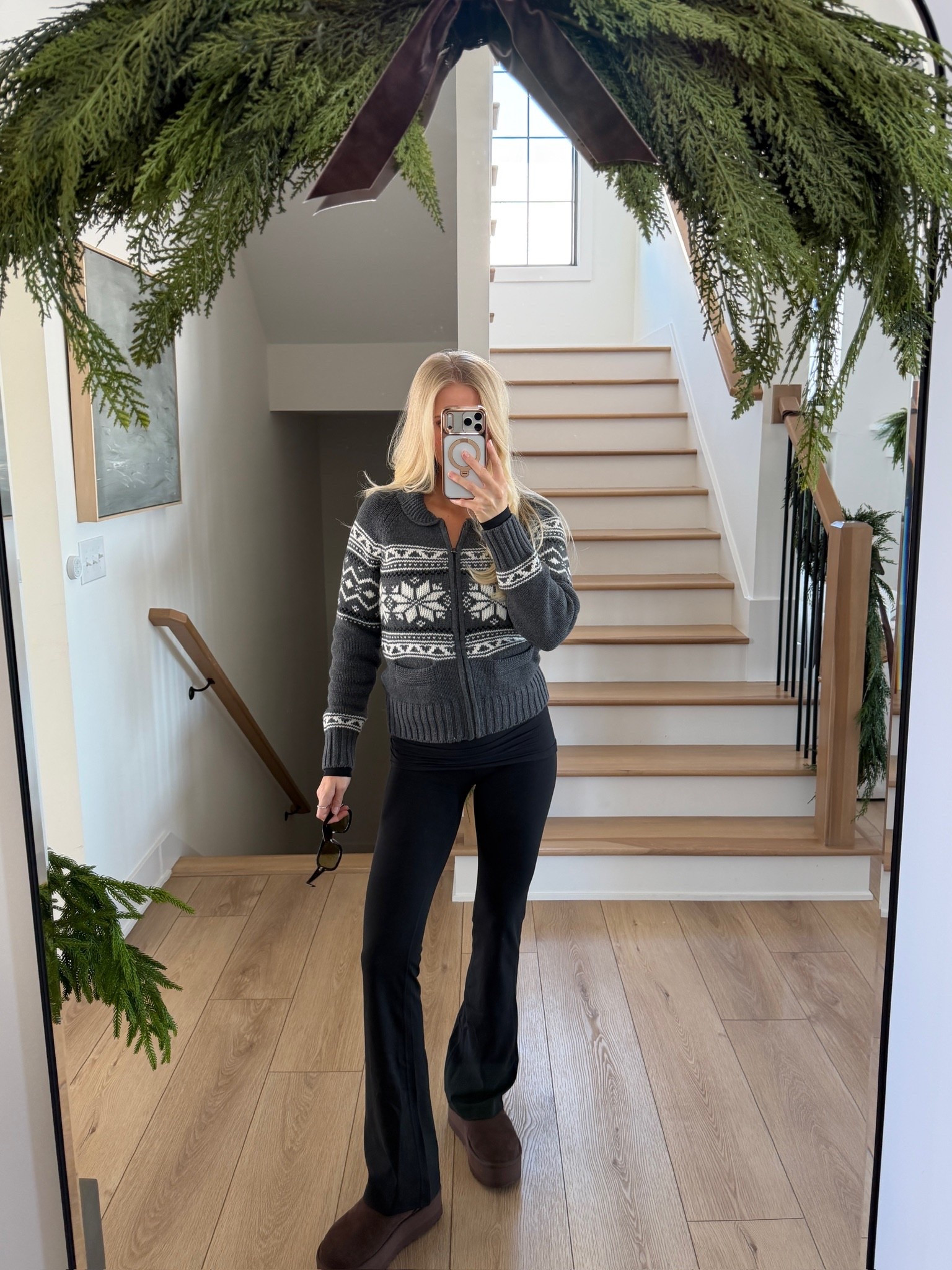 Wearing a med in sweater (Hthr Chrcl /Birch), 4 in leggings, boots run tts (linking similar)! #kathleenpost

Winter weather lounge wear, comfy chic look, cold weather wear, mountain chic

#LTKHoliday #LTKSeasonal #LTKootd