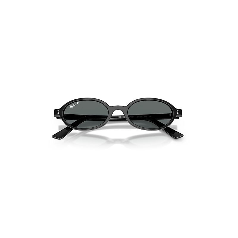 Ray-Ban Khal Bio-based Sunglasses Black Frame Grey Lenses Polarized 51-20 | Ray-Ban (US)