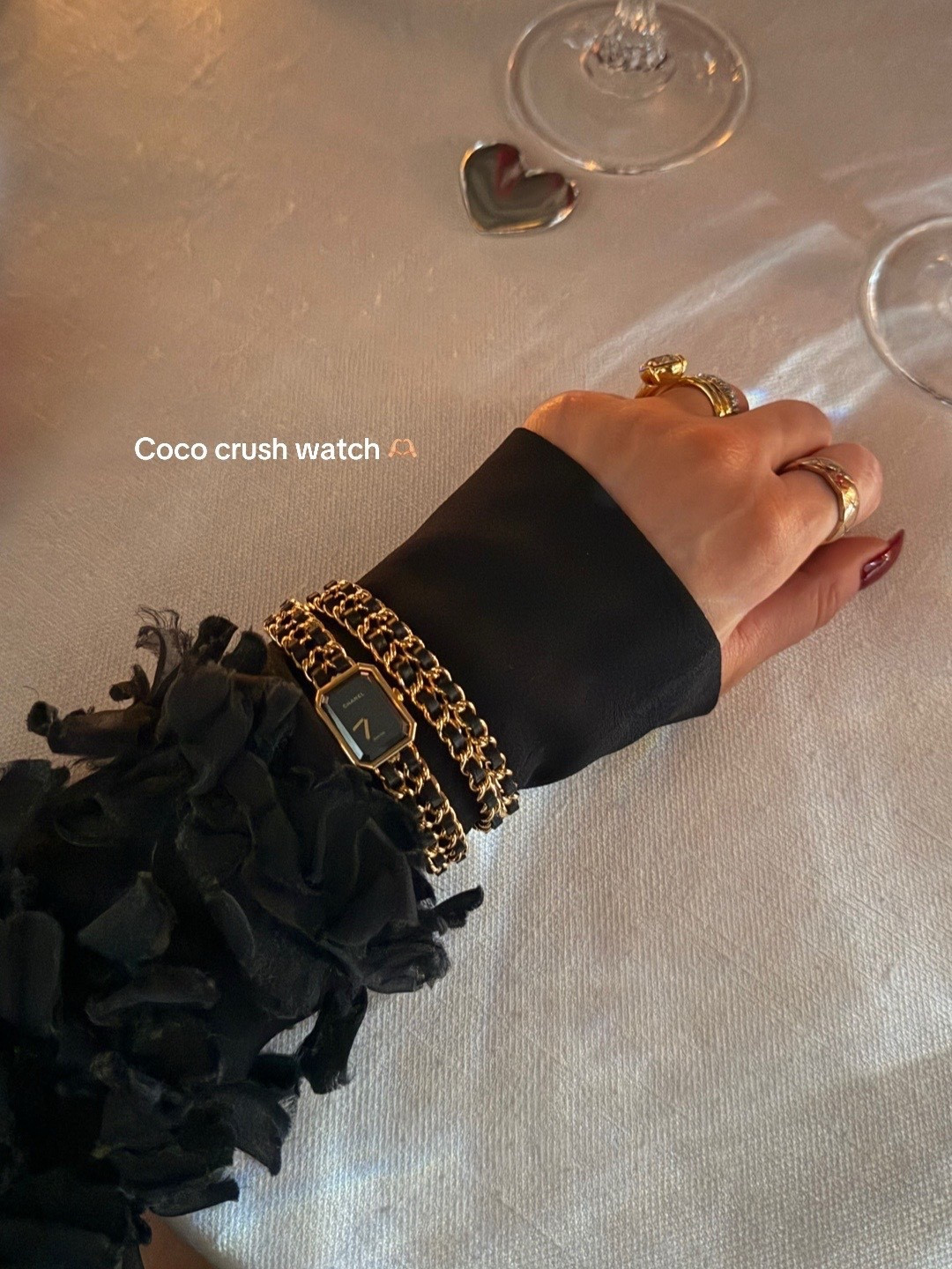 Things I find chic lately — Chanel coco crush black and gold watch ⌚️✨

#LTKdayinmylife #LTKgrwm #LTKootd