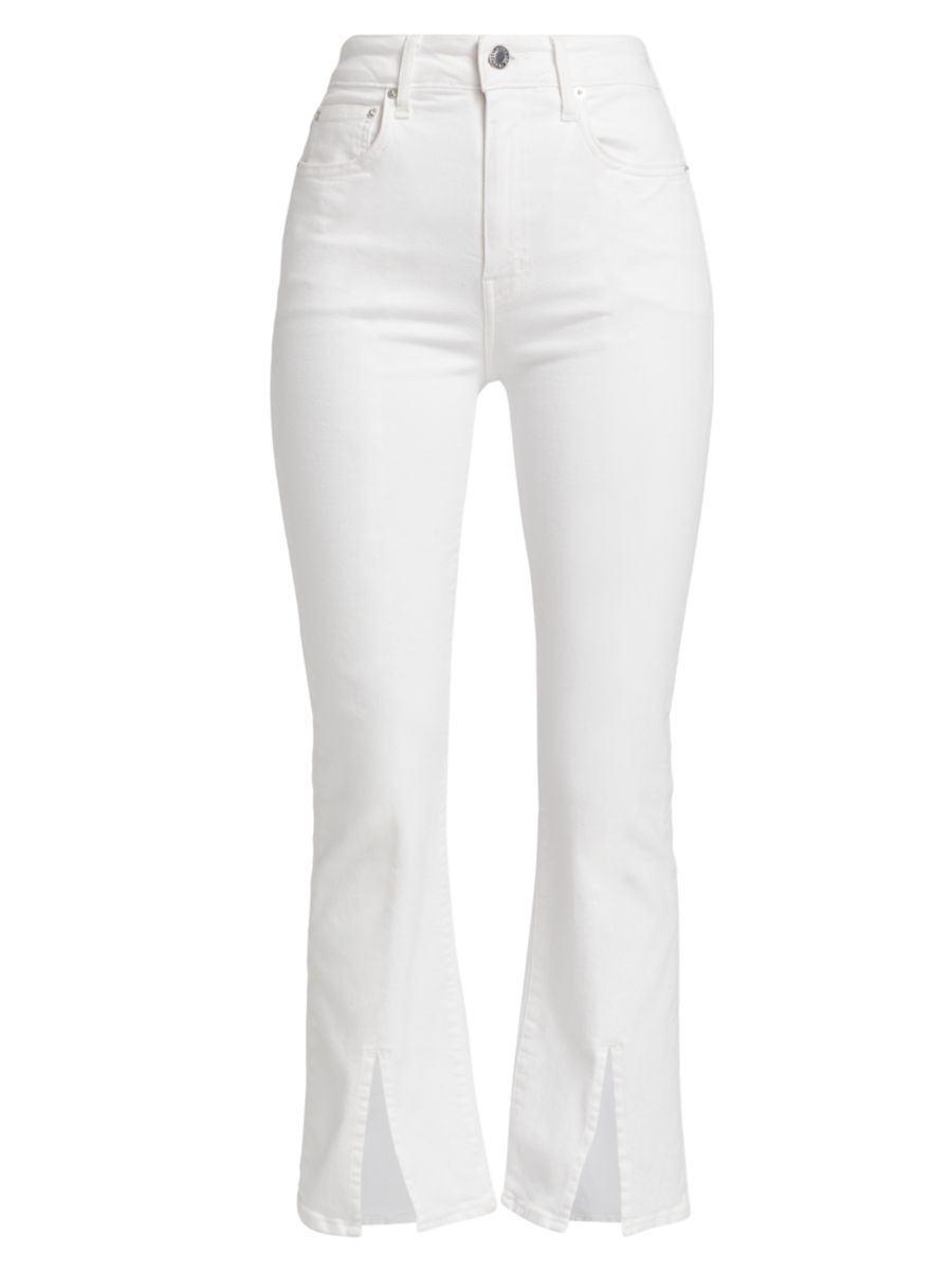 Mira Cotton-Blend Flared Jeans | Saks Fifth Avenue