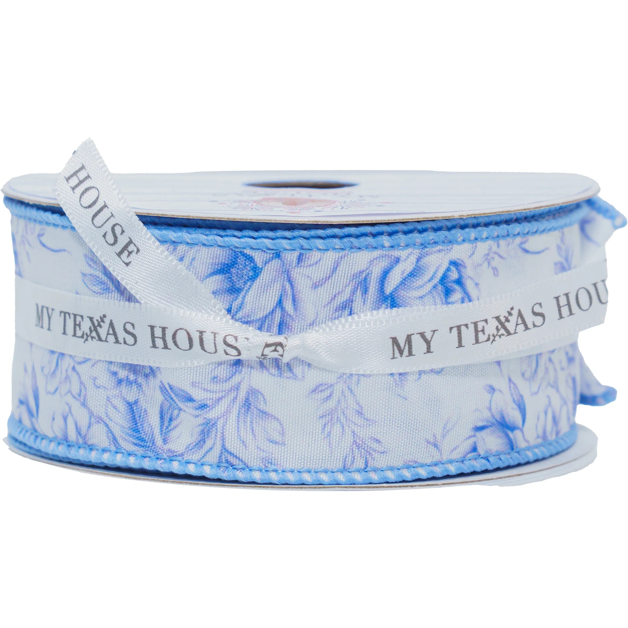 Floral Ribbon, Blue, 18', by My Texas House | Walmart (US)