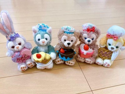 Tokyo Disney Duffy Plush toy Keychain set ShellieMay Gelatoni Stella Lou Ann | eBay US