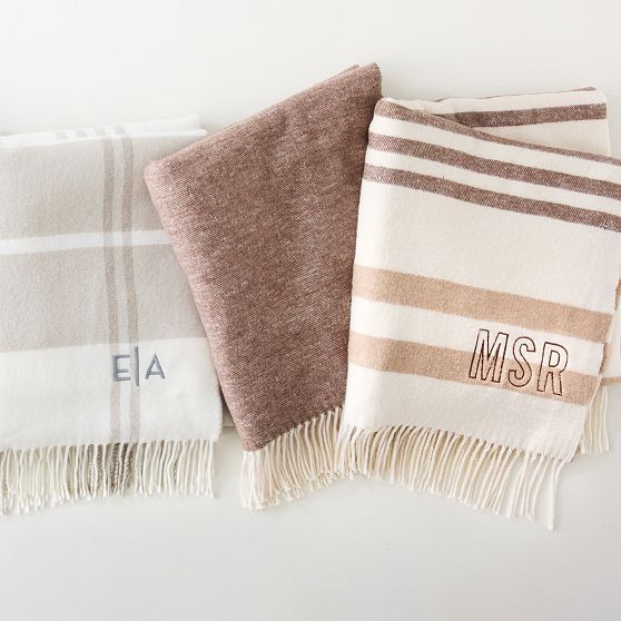 Italian Woven Throw Blanket | Mark and Graham