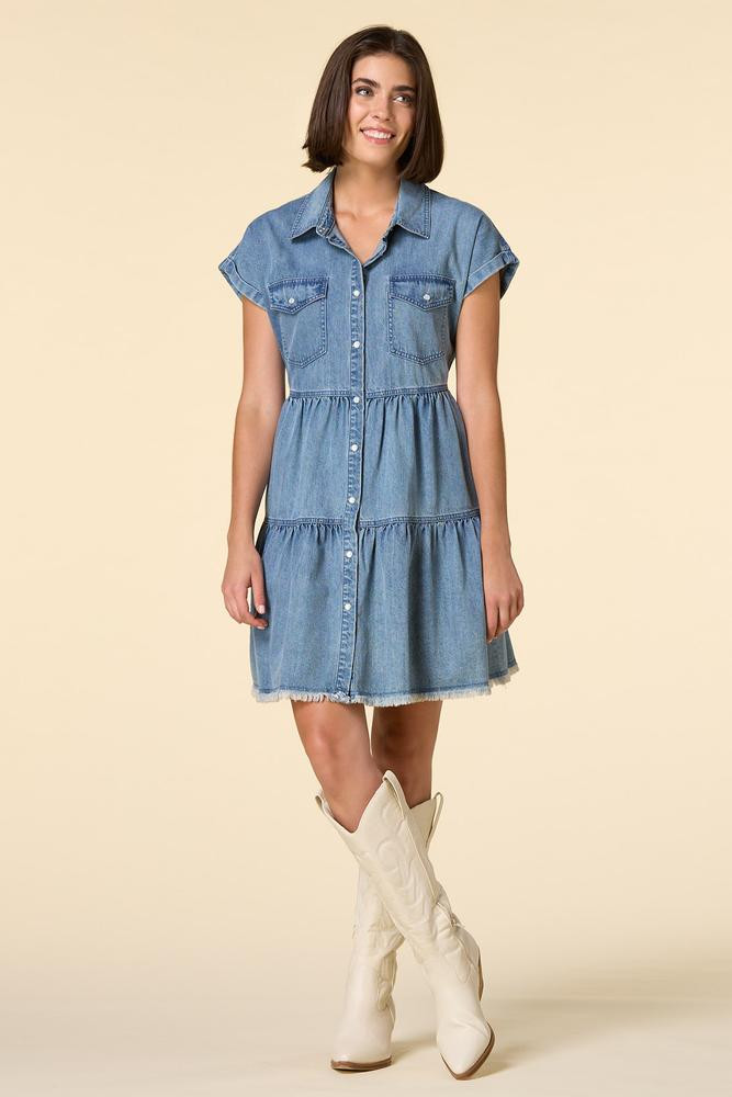 american royalty denim dress | Versona