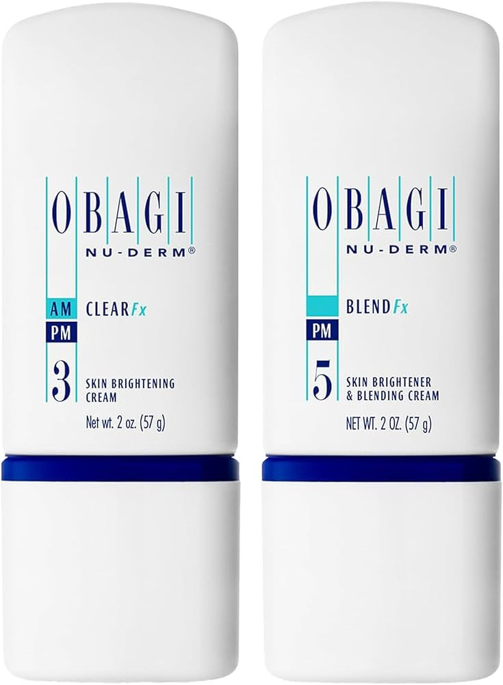 Obagi Nu-Derm Clear Fx Face Cream (AM) & Blend Fx (PM) – Skin Brightening Cream for Hyperpigmen... | Amazon (US)