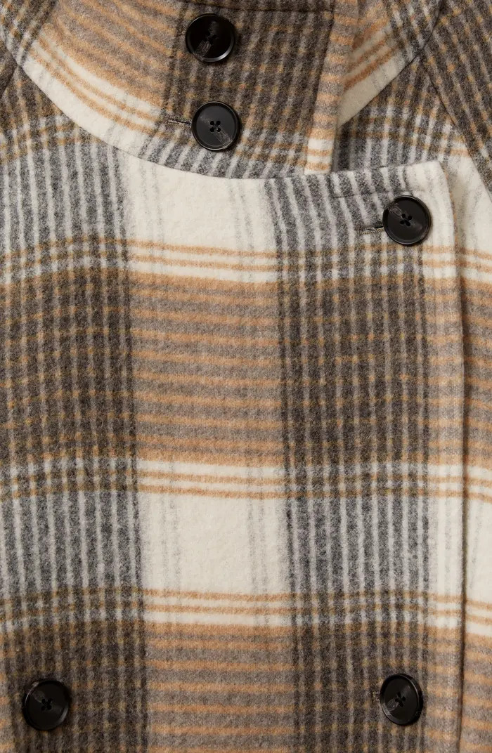 Piper Plaid Wool Blend Coat | Nordstrom