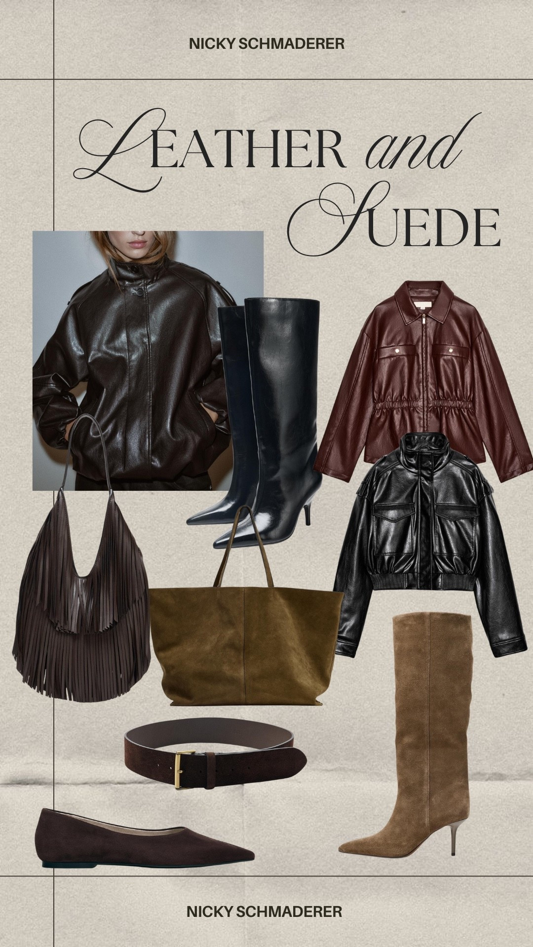 Leather and Suede from Zara

#LTKootd #LTKgrwm #LTKdayinmylife