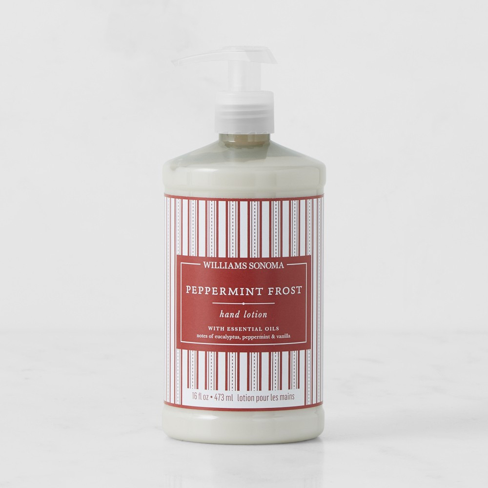 Williams Sonoma Peppermint Holiday Hand Lotion | Williams-Sonoma