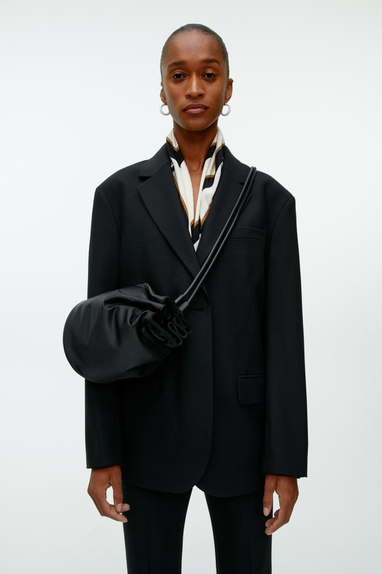 Oversize-Twillblazer aus Baumwollmix | H&M (DE, AT, CH, NL, FI)