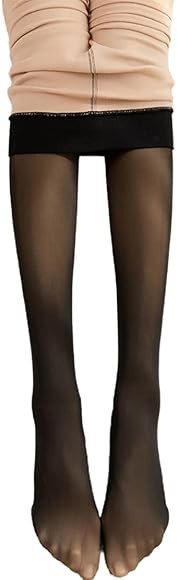 FEIFEI'S BOW Women Magic Extra Thick Warm Winter Double Lined Stretch Thermal Fleece Tights | Amazon (UK)