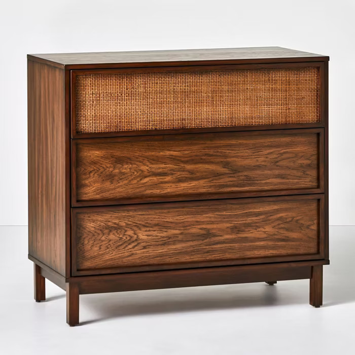 Wood & Cane Transitional Dresser - Hearth & Hand™ with Magnolia | Target