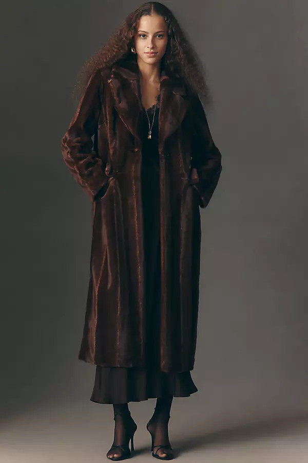 Faux Fur Coat Jacket | Anthropologie (US)