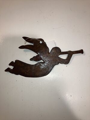 One Rusty Angel Metal Cutout Ornament Primitive Country Craft Sign Cutouts 6.5 W | eBay | eBay US