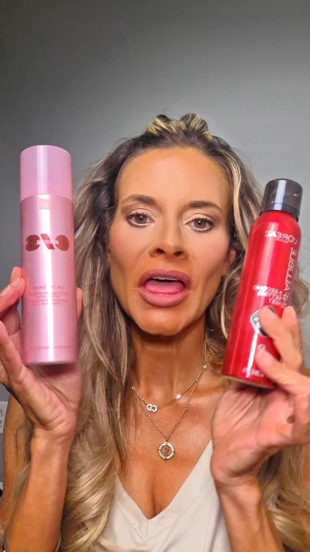 I honestly expected to see some difference, but you tell me, do you see a difference?#settingspray #settingspraytest #stayallday #makeuphacks #settingsprayreview 

#LTKdayinmylife #LTKOver40 #LTKBeauty