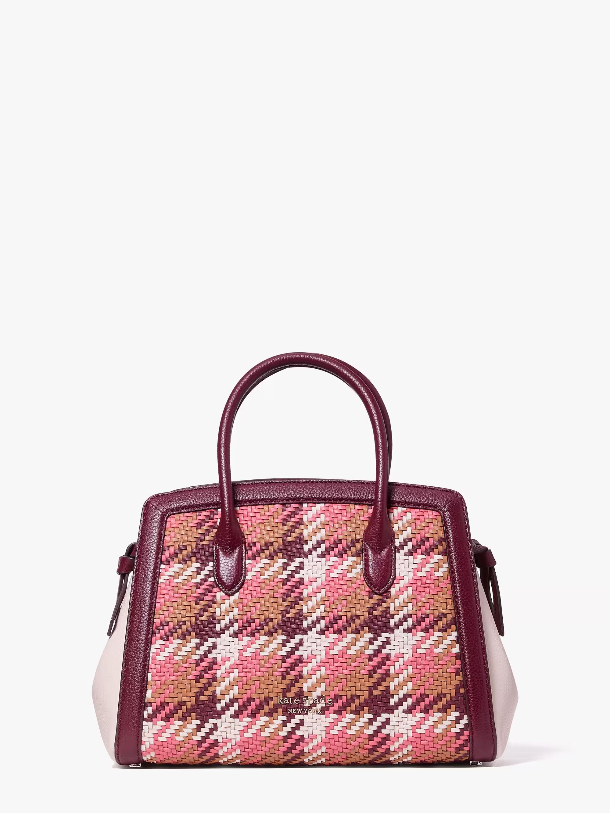 knott woven medium satchel | Kate Spade (US)