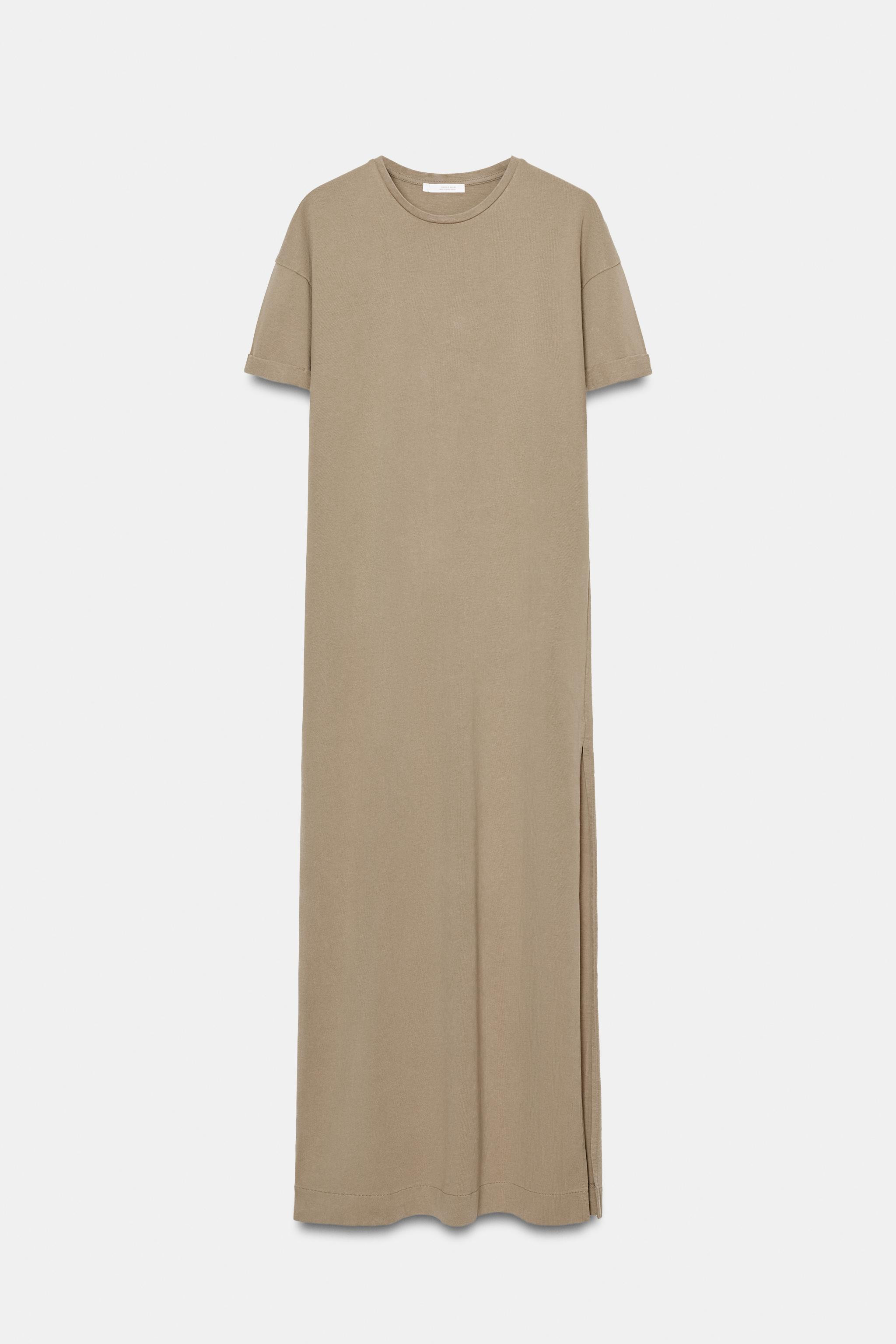 LONG DRESS WITH SLIT | Zara US
