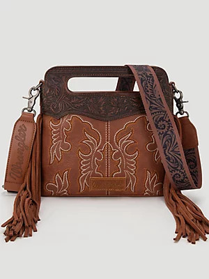 Tooled Fringe Cross Body Bag | Wrangler