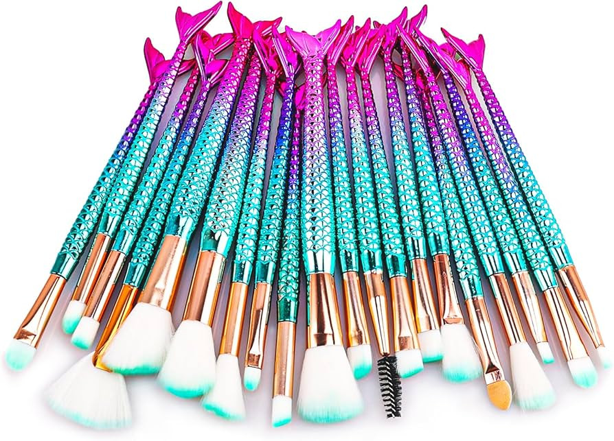 NICEMOVIC Stocking Stuffers for Girls, 20PCS Princess Kids Makeup Brushes Sets, Teen Girl Gifts T... | Amazon (US)