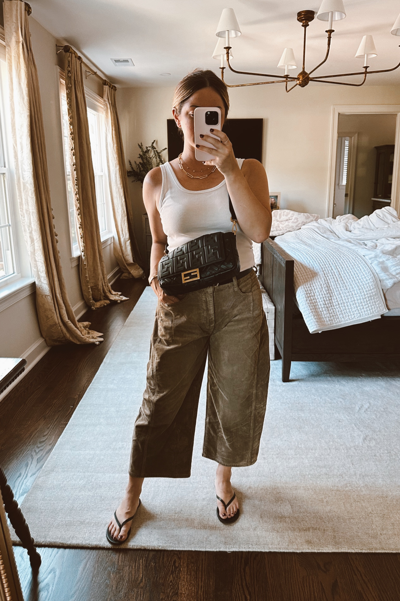 Am I cool yet with my new barrel jeans 😎🤩 pretty dang obsessed with these from #anthropologie 10/10! Luxurious corduroy in a sage/moss green color. Very TTS! I am in the petite line to accommodate my height 😅

#LTKSeasonal #LTKStyleTip #LTKWorkwear