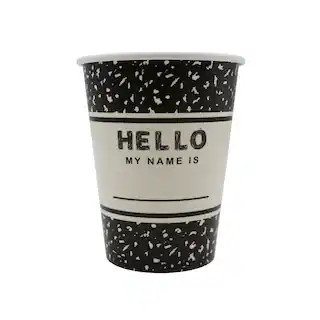 12oz. My Name Is Paper Cups, 12ct. by B2C™ | Michaels | Michaels Stores