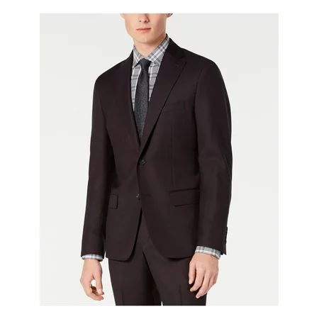 DKNY Mens Burgundy Regular Fit Suit Separate Blazer Jacket 42R | Walmart (US)