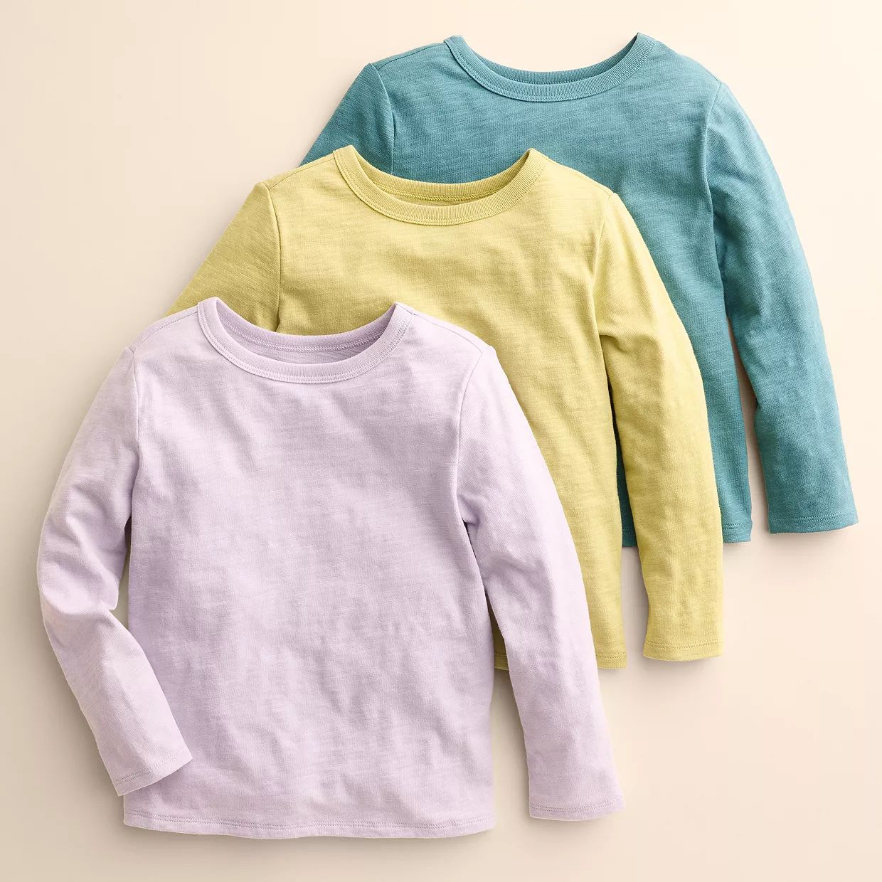 Baby & Toddler Little Co. by Lauren Conrad Organic 3-Pack Long Sleeve Tees | Kohl's