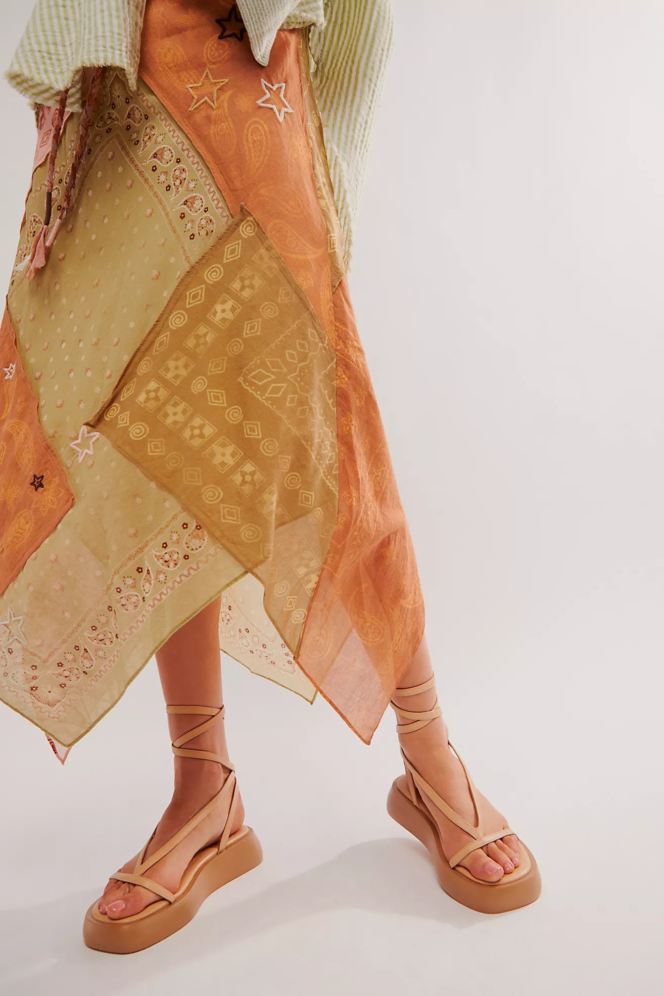 Winnie Wrap Flatform Sandals | Free People (Global - UK&FR Excluded)