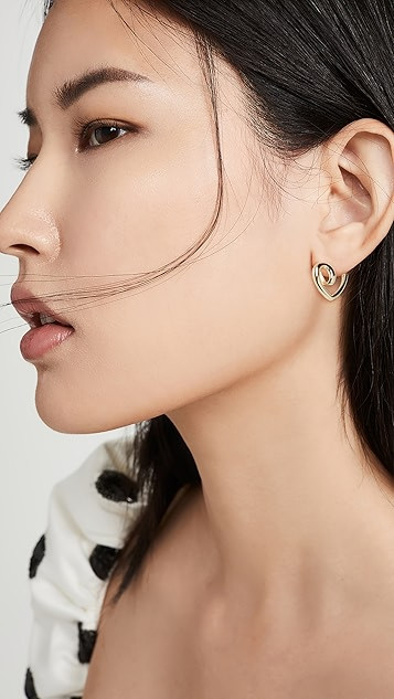 Twisted Heart Earrings | Shopbop