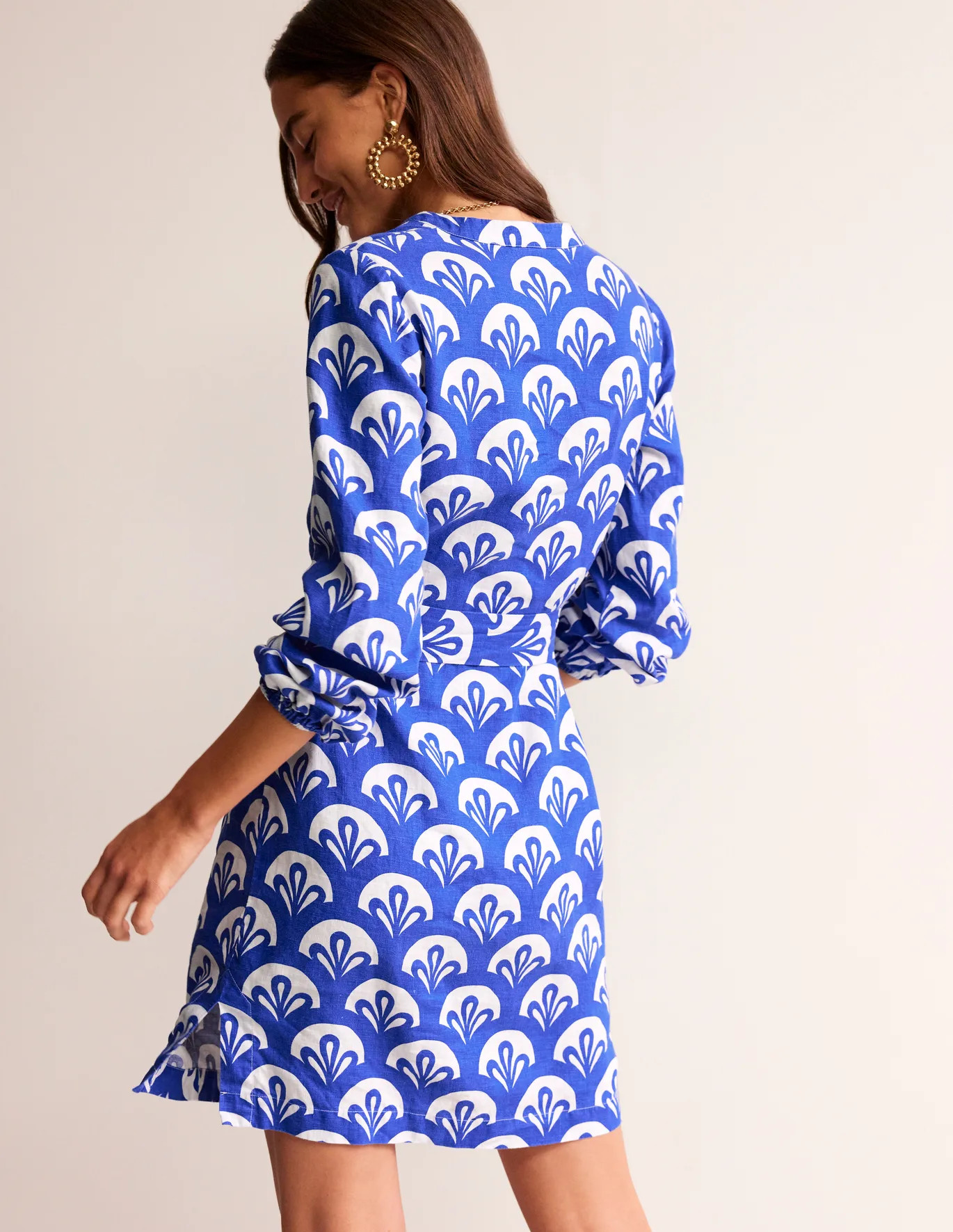 Cleo Linen Tie Waist Dress | Boden (US)