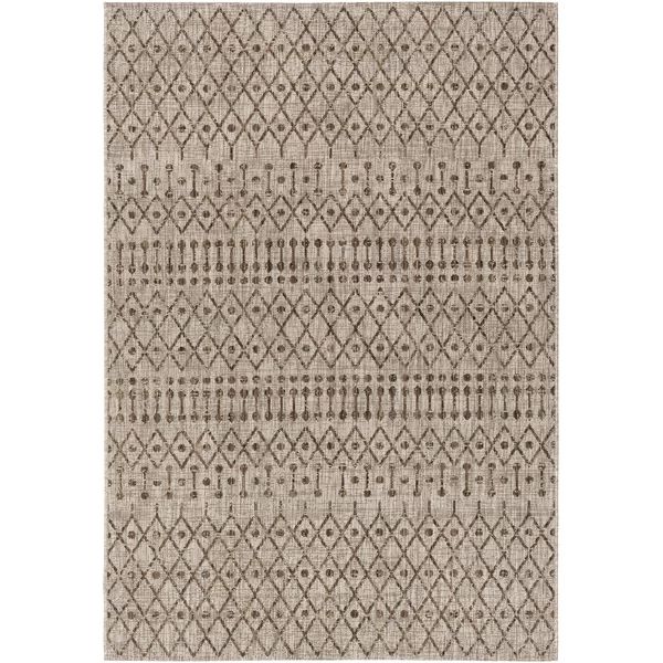 Gunter Bohemian Tan/Brown Indoor/Outdoor Area Rug | Wayfair North America