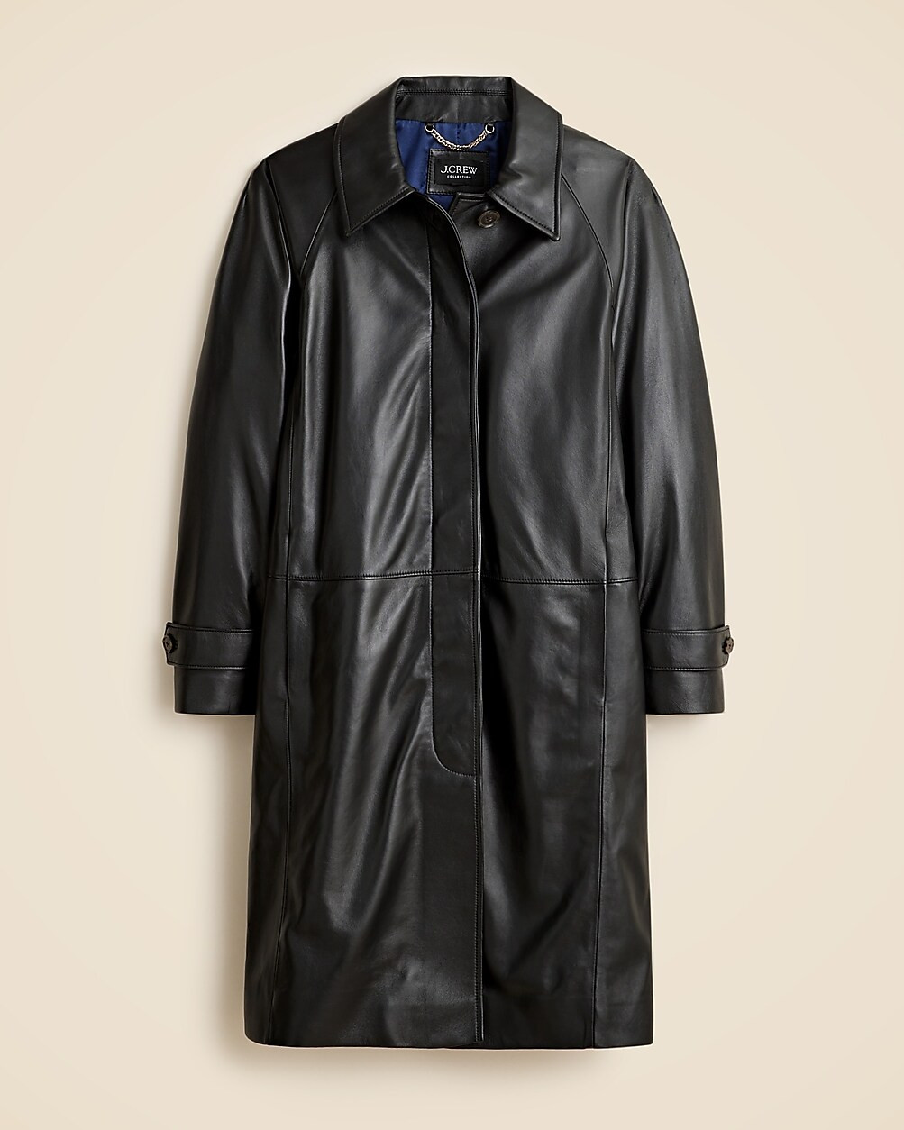 Pre-order Collection trench coat in leather | J. Crew US