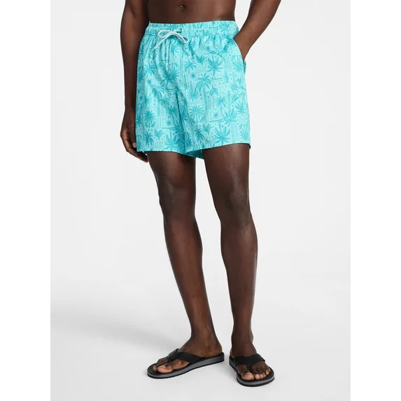 George Men's and Big Men's Performance Lined Swim Trunks, 7" Inseam, Sizes S-3XL | Walmart (US)
