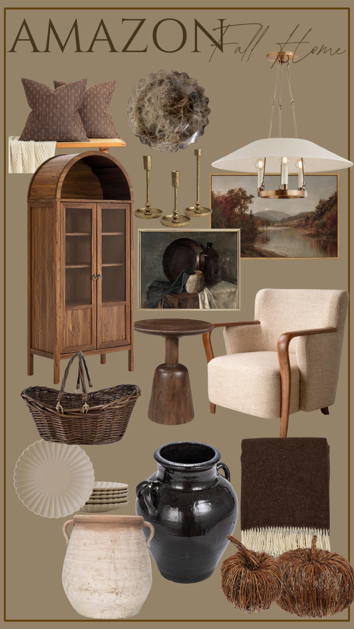 Amazon Home fall decor & home furniture for creating that moody space on a budget.

#LTKStyleTip #LTKSeasonal #LTKHome