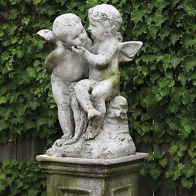 Cherub Angels Garden Statues by Orlandi-Made of Fiberstone-Faux Cement FS69073  | eBay | eBay US