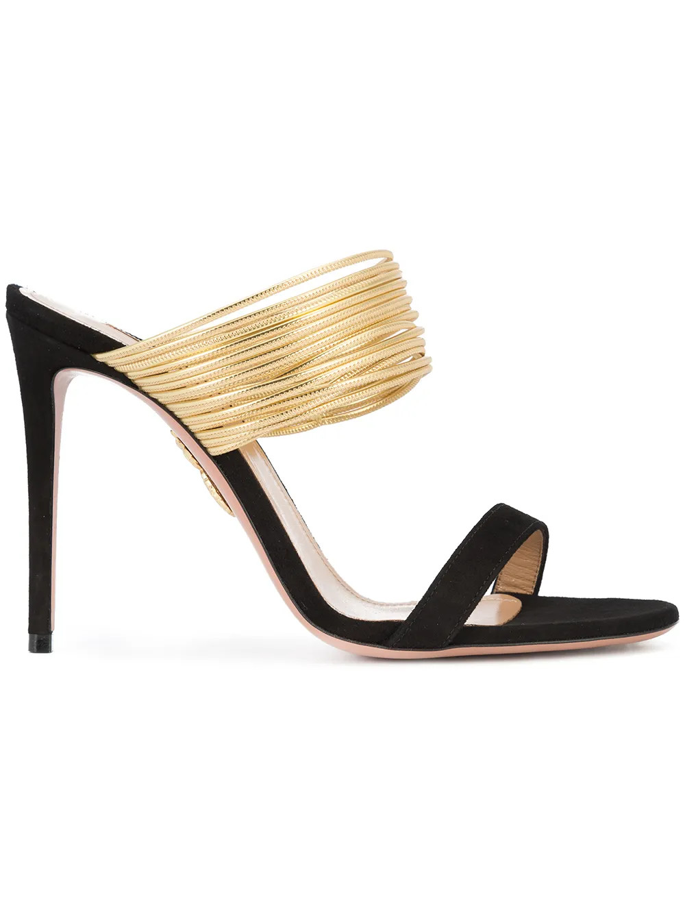 Aquazzura Rendez Vous sandals - Metallic | FarFetch Global
