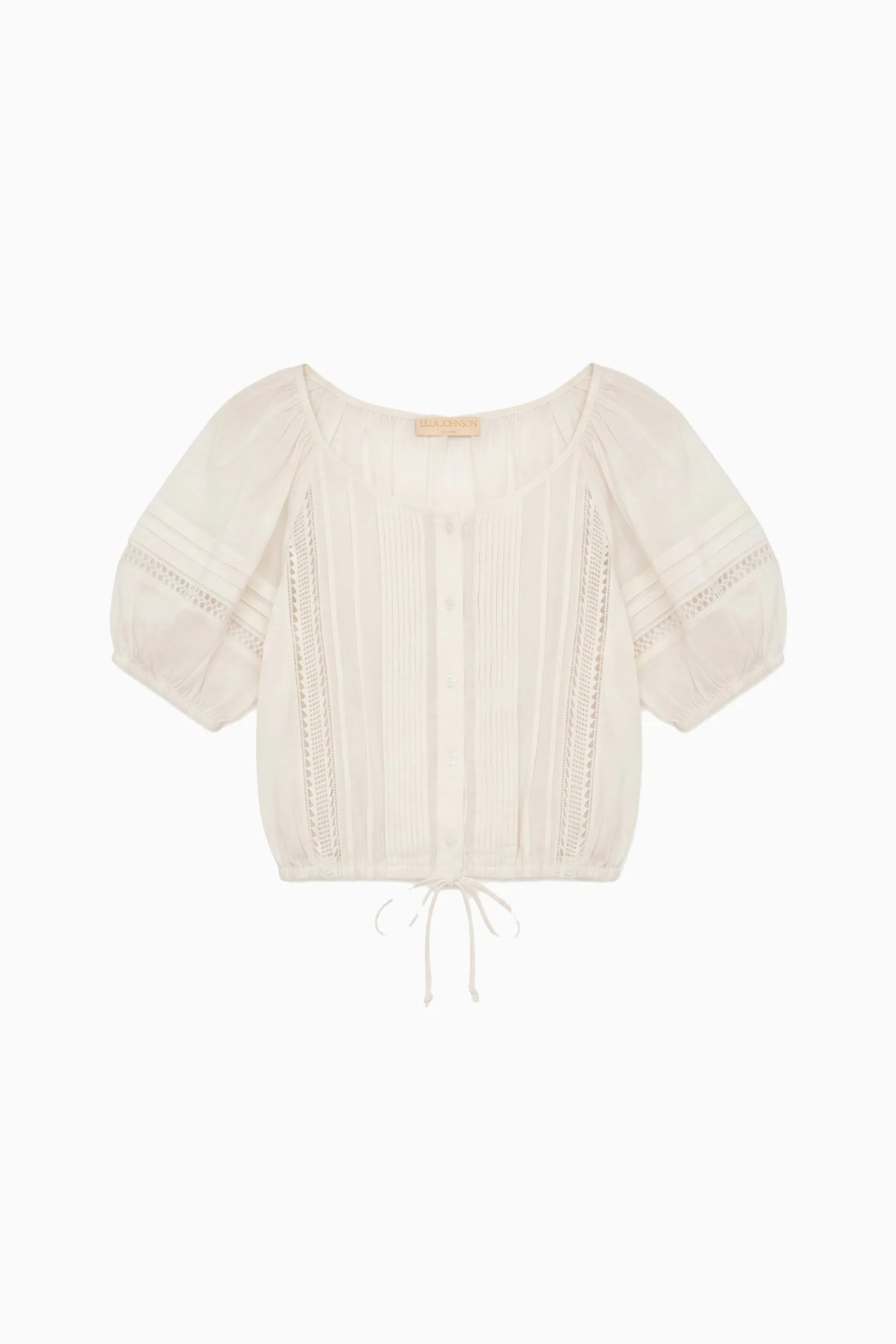 Clara Cotton Top - Pristine | Ulla Johnson