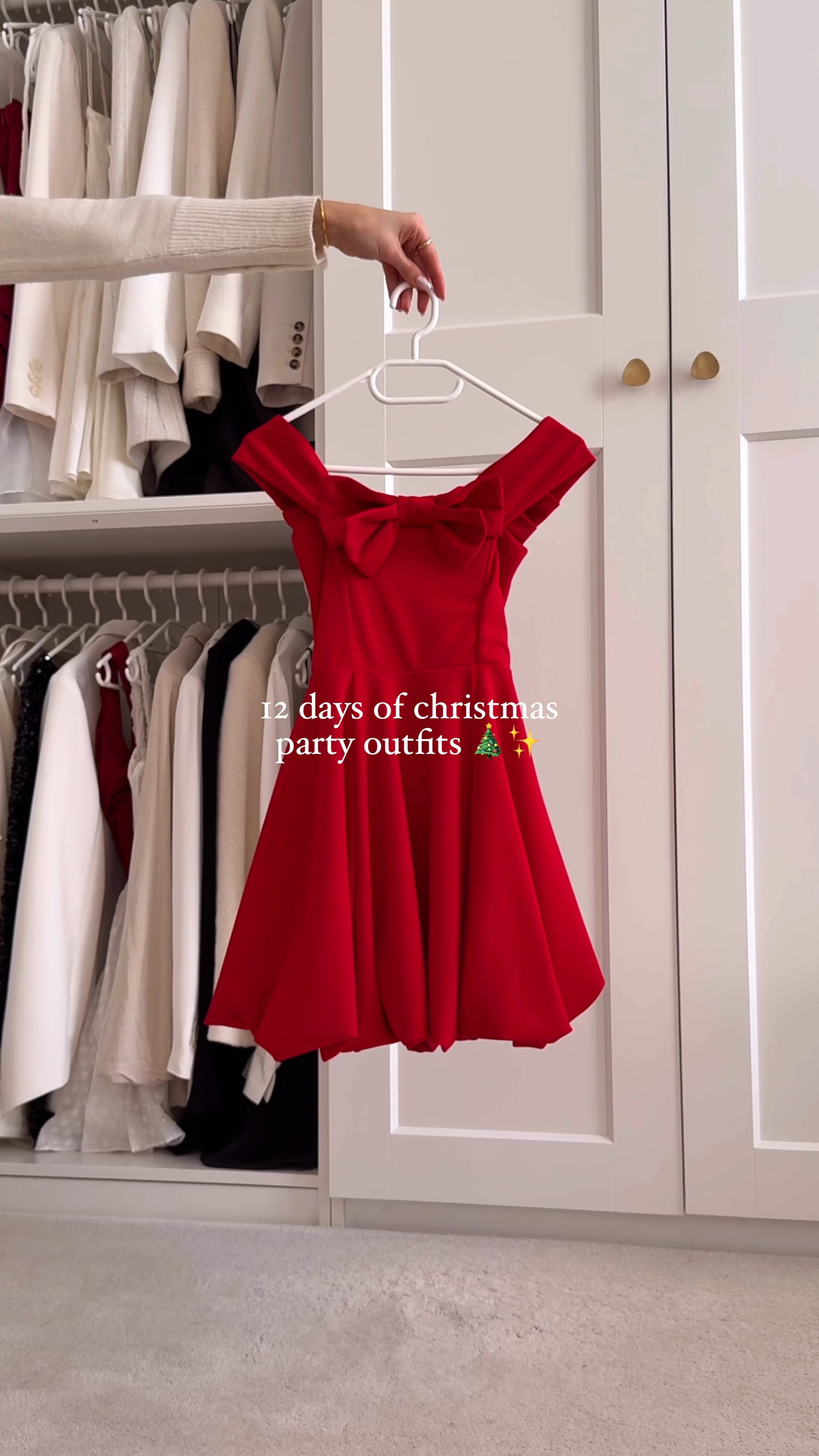 12 days of christmas party outfits - DAY 8 ✨ found the perfect little red dress 🥹♥️ and of course, it’s got a bow 🫶🏼🎁

use DARIAF15 to get 15% off (valid until the end of November) 🤍

christmas dress, party dress, festive wear, red dress, outfit inspo, holiday fashion, club l london, bow dress, mini dress, party season, elegant style, grwm, holiday ootd, date outfit, birthday dress, viral dress

#LTKHoliday #LTKParties #LTKCyberWeek