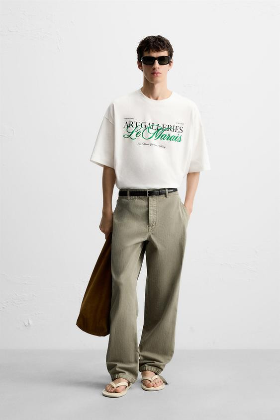 SLOGAN PRINT T-SHIRT | Zara UK