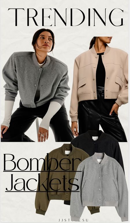 ᵀᴿᴱᴺᴰ ᴬᴸᴱᴿᵀ 
Bomber jackets are trending! Sharing a few different styles below 🍂
#fallstyle #falloutfit #falloutfits 

#LTKstyletip #LTKfindsunder100 #LTKSeasonal