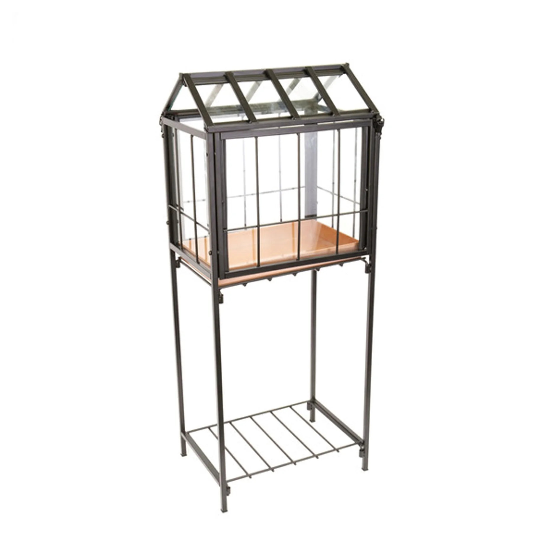 Better Homes & Gardens Metal and Glass Plant Terrarium | Walmart (US)