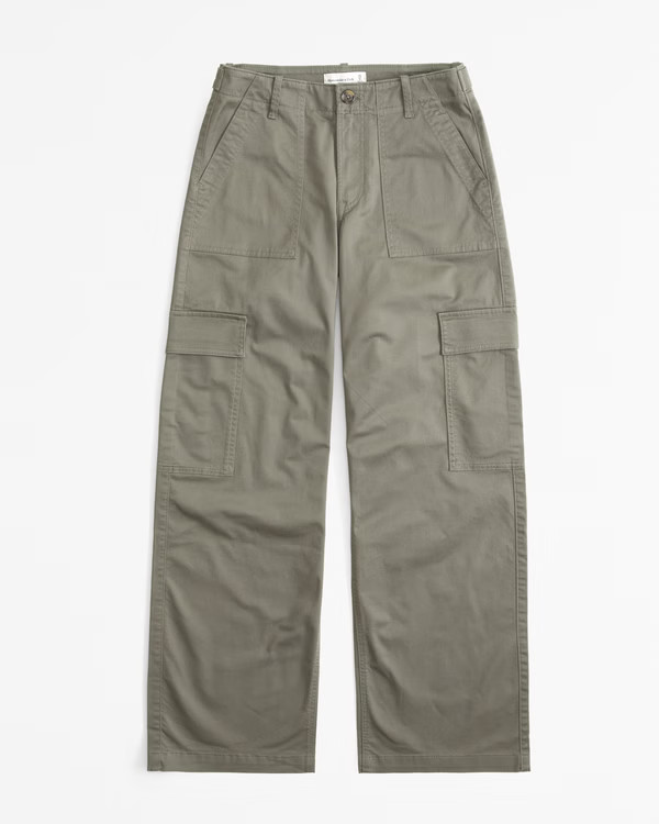 Women's Low Rise Loose Cargo Pant | Women's Bottoms | Abercrombie.com | Abercrombie & Fitch (US)