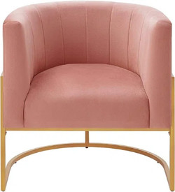 Click for more info about Everly Quinn Velvet Metal Parsons Chair | Wayfair