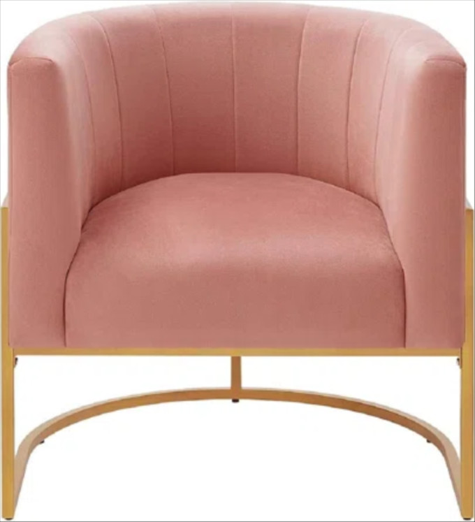 Click for more info about Everly Quinn Velvet Metal Parsons Chair | Wayfair