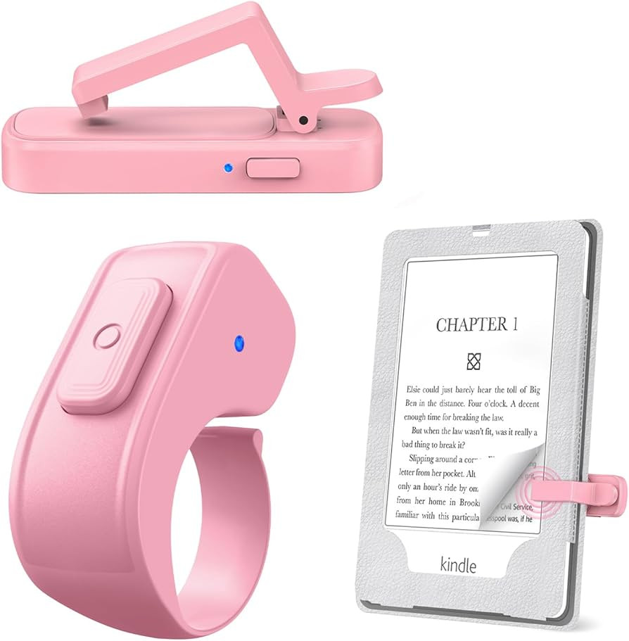 Page Turner Ring for Kindle,Remote Control for iPhone iPad Android Tablets E-Readers,Clicker Page... | Amazon (US)